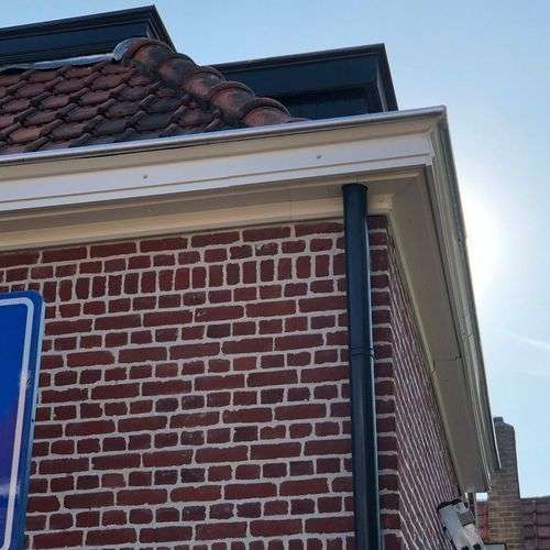 Foto van dakgoot in Hulst