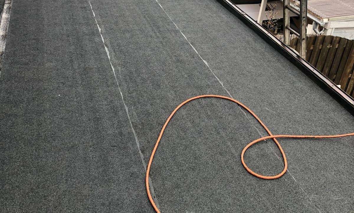 Nieuw bitumen dak aangelegd in Hulst