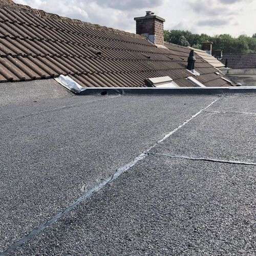 Nieuw plat dak gelegd in Hulst